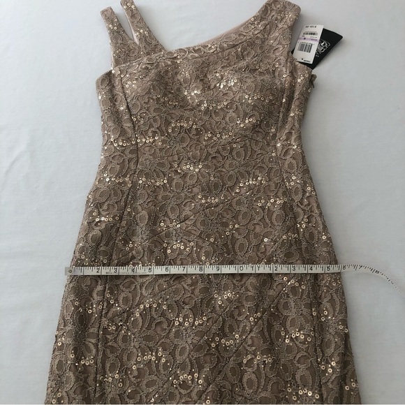 NWT JAX Champagne Cocktail Size 6 wedding Guest Evening Event Dress - Picture 13 of 16